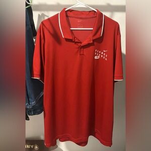 Nike Men's University of Oklahoma Red Polo Shirt